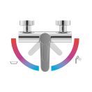 RAVAK Puri PU 022.00/150 kádtöltő csaptelep zuhanyszett nélkül