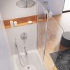 RAVAK Chrome CR 027.00 vízkifolyó falikar mosdóhoz-kádhoz