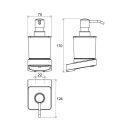 RAVAK 10° TD 231.00 üveg folyékony szappan adagoló