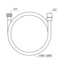 RAVAK 913.02 SatinFlex zuhany gégecső tartós műanyag bevonattal, 200 cm