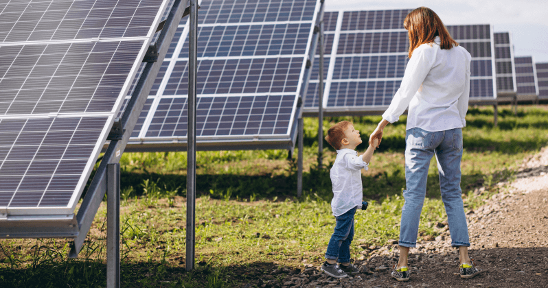 Napelem panelek az energiamegtakarításhoz