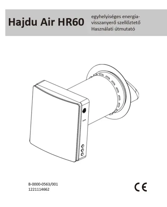 Hajdu AIR HR60 Gépkönyv