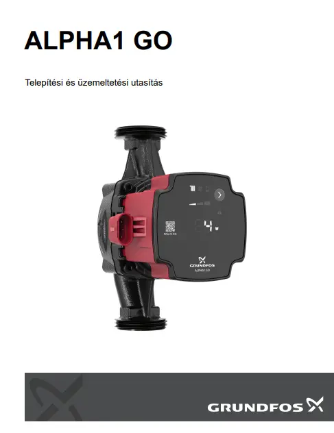 GRUNDFOS Alpha 1 GO 25-40 keringető szivattyú 130mm, 6/4