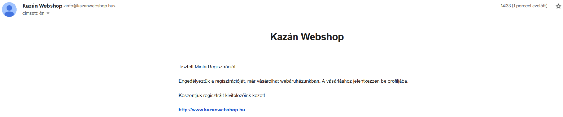 Engedélyezés visszaigazolás